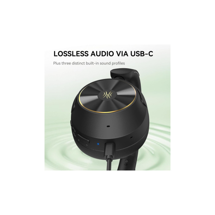 Навушники OneOdio A6, Bluetooth + USB-C Hybrid ANC Black (A6 Black)