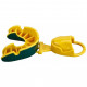 Капа Opro Junior Silver - Green/Gold (art_002190003)