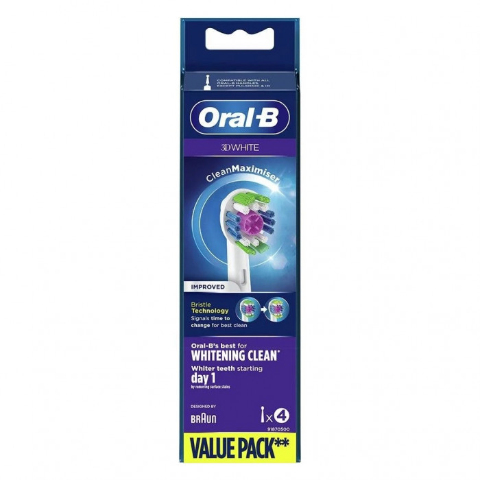 Насадка для зубної щітки Oral-B 3D White EB18RB CleanMaximiser (4)