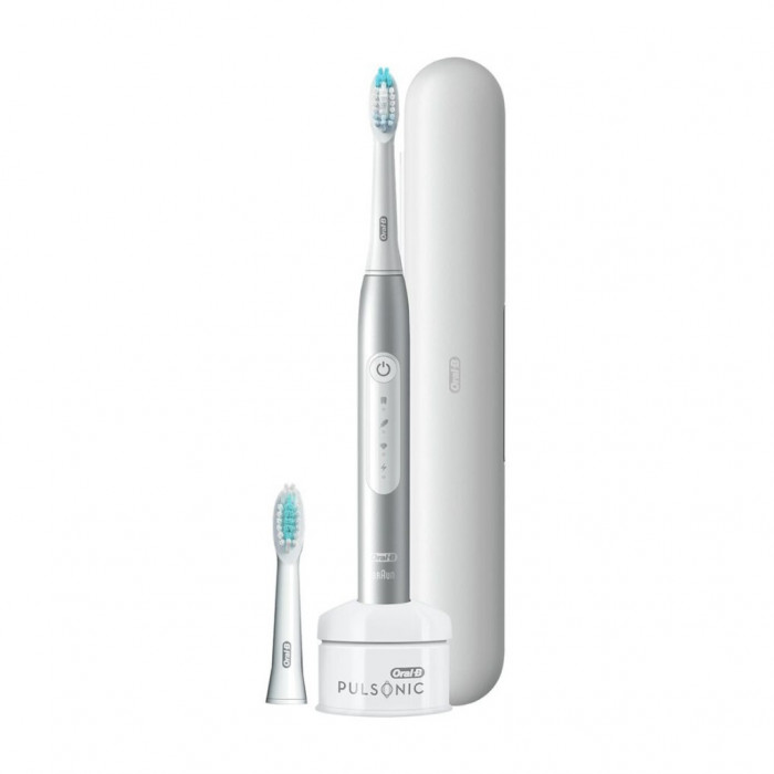 Електрична зубна щітка Oral-B 4500 S411.526.3X Pulsonic Slim Luxe Platinum TrEdit