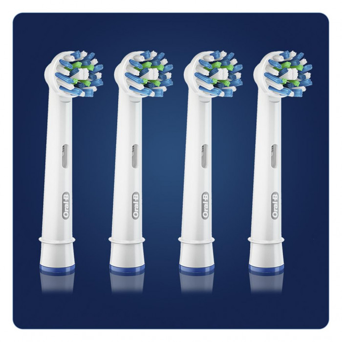 Насадка для зубної щітки Oral-B Cross Action EB50RB CleanMaximiser (4)
