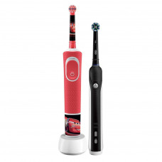 Електрична зубна щітка Oral-B PRO 700 D16.513.1U + D100.410.2K Cars (Family Edition)