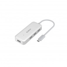 Концентратор Orico USB Type-C to 4xUSB3.0 (TC4U-U3-SV-BP) (CA912766)