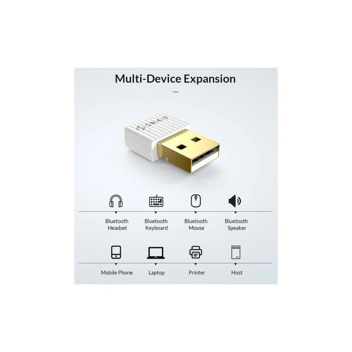 Bluetooth-адаптер Orico Bluetooth 5.0 BTA-508-BK-BP (CA913787)