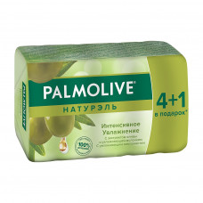 Тверде мило Palmolive Натурель Інтенсивне зволоження з екстрактом Оливи і зволожуючим молочком 5 x 70 г (8693495033046)