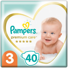 Підгузок Pampers Premium Care Midi Розмір 3 (6-10 кг) 40 шт (8001090379337)