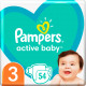 Підгузок Pampers Active Baby Розмір 3 (6-10 кг) 54 шт (8001090948977)