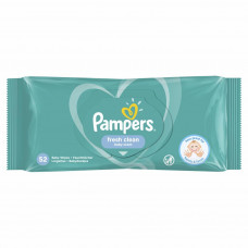 Дитячі вологі серветки Pampers Fresh Clean 52 шт (8001841041360)