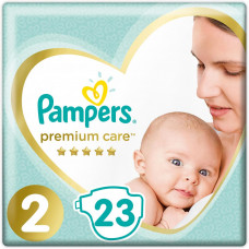 Підгузок Pampers Premium Care Розмір 2 (4-8 кг) 23 шт (8001841104652)