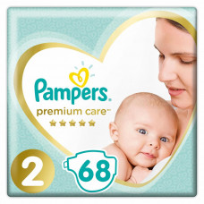 Підгузок Pampers Premium Care Розмір 2 (4-8 кг) 68 шт (8001841104874)