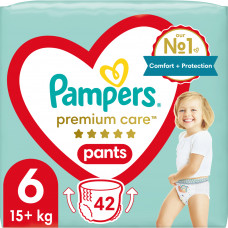 Підгузок Pampers Premium Care Pants Розмір 6 (15+ кг) 42 шт (8001841325545)