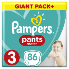 Підгузок Pampers Pants Midi Розмір 3 (6-11 кг), 86 шт (8001090994295_8006540067833)