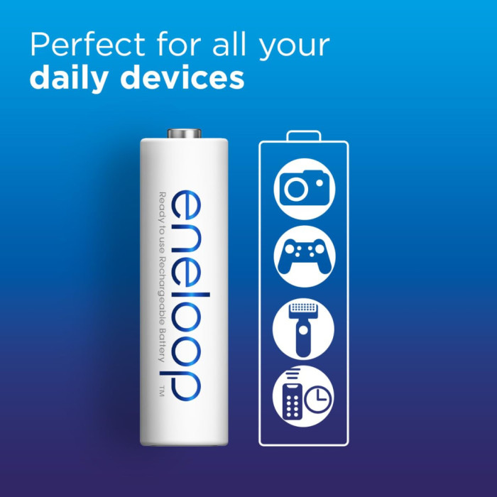 Акумулятор Panasonic AA Eneloop 2000mAh NI-MH * 2 (BK-3MCDE/2CP)