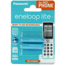 Акумулятор Panasonic Eneloop Lite AAA 550mAh NI-MH Dect Series * 2 (BK-4LCCE/2DE)