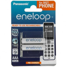 Акумулятор Panasonic Eneloop AAA 750mAh NI-MH Dect Series * 2 (BK-4MCCE/2DE)