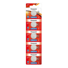 Батарейка CR 2016 Lithium 5pcs Blister Panasonic (CR-2016/5BE)