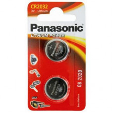 Батарейка Panasonic CR 2032 Lithium * 2 (CR-2032EL/2B)