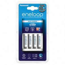 Зарядний пристрій для акумуляторів Panasonic Basic Charger New + Eneloop 4AAA 750 mAh NI-MH (K-KJ51MCC04E)