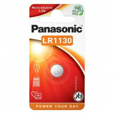 Батарейка LR-1130 (389, V10GA, AG10, RW49, G10, GP89A, LR54) Panasonic (LR-1130EL/1B)