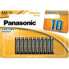 Батарейка Panasonic AAA LR03 Alkaline Power * 10 (LR03REB/10BW)