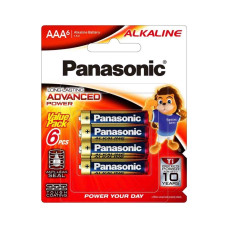 Батарейка AAA Alkaline Power лужна 6pcs Blister Panasonic (LR03T/6BA)