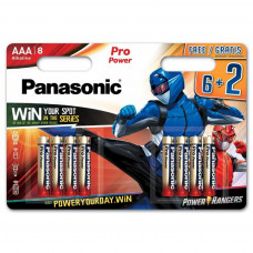 Батарейка Panasonic AAA LR03 Pro Power * 8 Power Rangers (LR03XEG/8B2FPR)