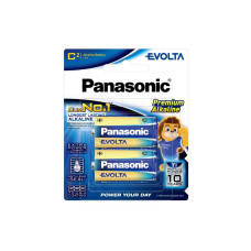 Батарейка C (LR14) Evolta лужна 2pcs Blister Panasonic (LR14EG/2B)