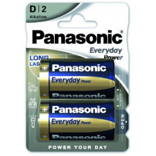 Батарейка Panasonic D LR20 Everyday Power * 2 (LR20REE/2B)