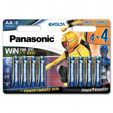 Батарейка Panasonic AA LR6 Evolta * 8 Power Rangers (LR6EGE/8B4FPR)