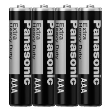 Батарейка AAA (R3) Extra Heavy Duty вугільно-цинкова 4pcs Shrink Panasonic (R03NP/4S)