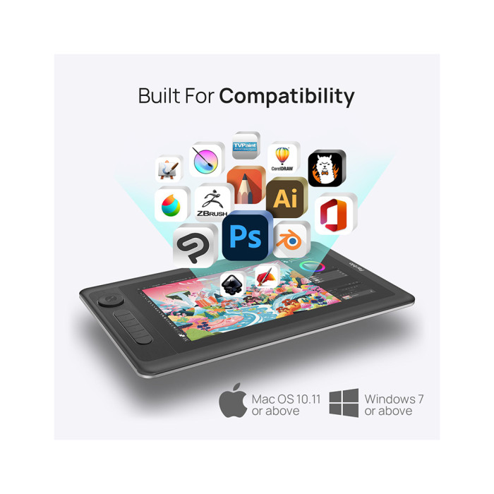 Графічний планшет Parblo Coast 12 Pro Gen2 (COAST12PROG2)