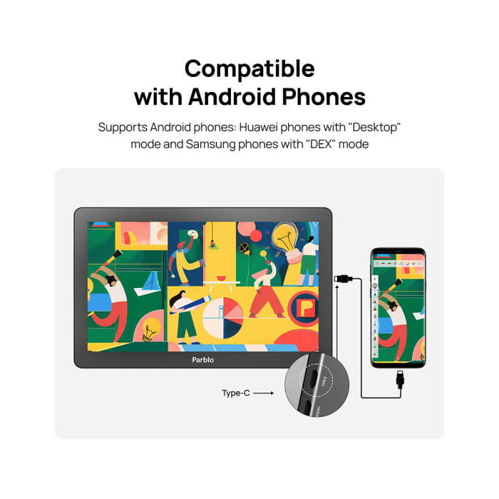 Графічний планшет Parblo Coast 16 Pro Gen2 (COAST16PROG2)