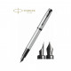 Ручка пір'яна Parker IM 17 Achromatic Grey BT  FP F (22 811)