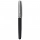 Ручка пір'яна Parker SONNET 17 Essentials Metal Black Lacquer CT  FP F (83 511)