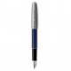Ручка пір'яна Parker SONNET 17 Essentials Metal Blue Lacquer CT  FP F (83 711)