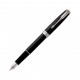 Ручка пір'яна Parker SONNET 17 Matte Black Lacquer CT  FP F (84 911)