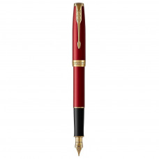 Ручка пір'яна Parker SONNET 17 Intense Red GT  FP F (86 215)