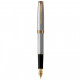 Ручка пір'яна Parker P РП Sonnet F32G Тартан срібло+позолота (F32G)