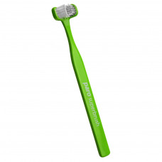 Зубна щітка Paro Swiss Superbrush тристороння салатова (7610458007242-light-green)