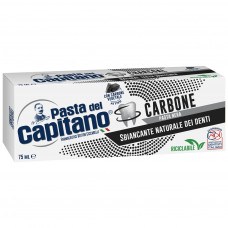 Зубна паста Pasta del Capitano Carbone з активованим вугіллям 75 мл (8002140032219)