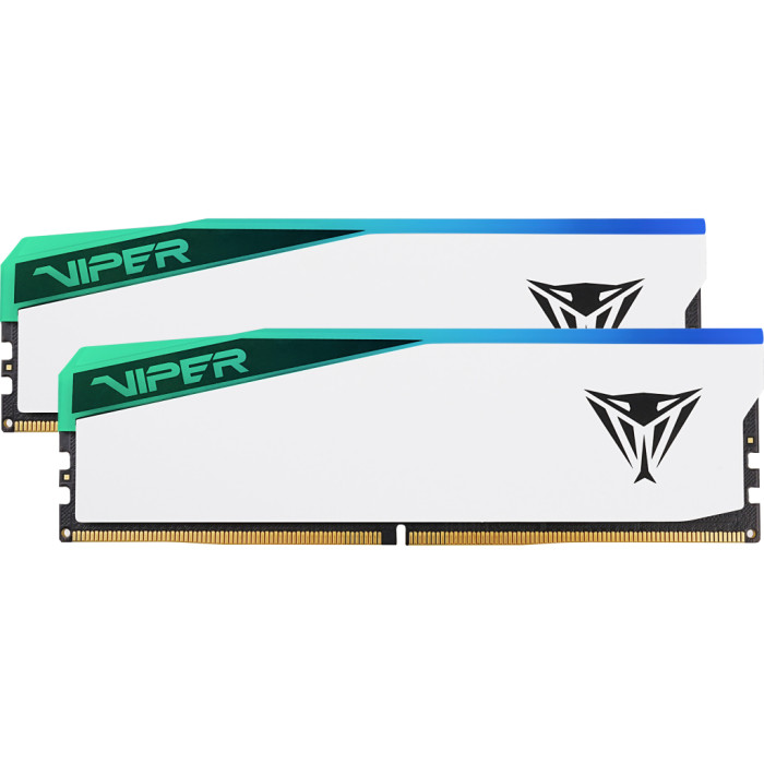 Модуль пам'яті для комп'ютера DDR5 32GB (2x16GB) 7000 MHz Viper Elite 5 RGB Patriot (PVER532G70C38KW)