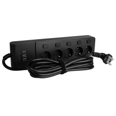 Мережевий фільтр живлення Patron SP1653-USB (EXT-PN-SP-1653-USB)