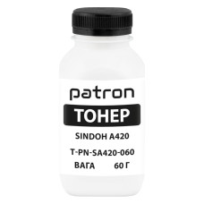 Тонер Pantum/Sindoh A420, 60 г Patron (PN-SA420-060)