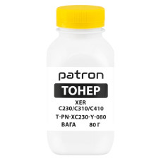 Тонер XER C230/C310/C410, 80 г, Yellow Patron (PN-XC230-Y-080)