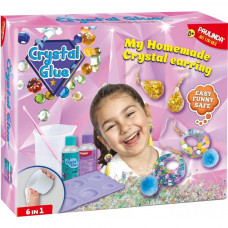 Набір для творчості Paulinda Crystal glue DIY Сережки 6 в 1 (PL-199610)