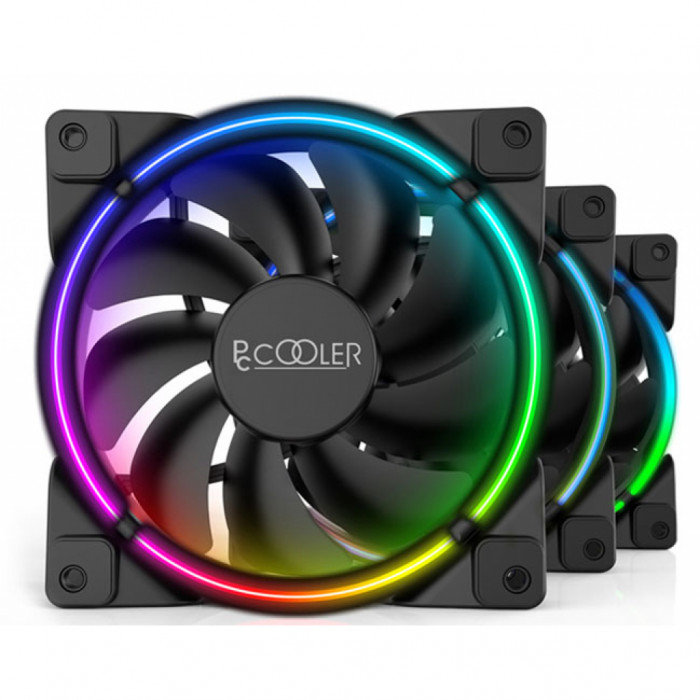 Кулер до корпусу PcСooler CORONA FRGB (3 in 1)