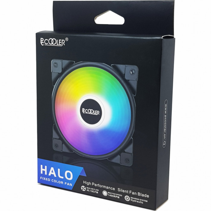 Кулер до корпусу PcСooler Halo Fixed Color Fan