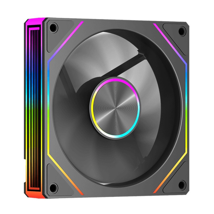 Кулер до корпусу PcCooler Вентилятор реверсний PCCOOLER FG120R ARGB BK чорний для корпусу 1 (FG120R ARGB BK)