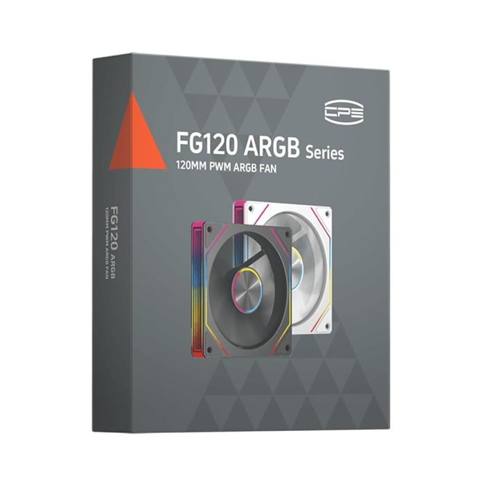 Кулер до корпусу PcCooler Вентилятор реверсний PCCOOLER FG120R ARGB BK чорний для корпусу 1 (FG120R ARGB BK)