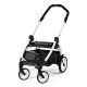 Шасі для коляски Peg-Perego Book Plus 51 Бело-черная (ICBO0200NL54)